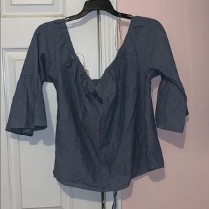 Charlotte Russe denim top